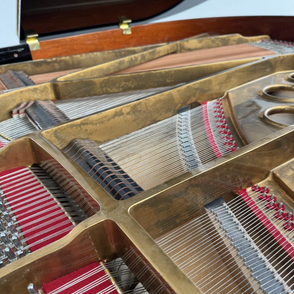 vintage player piano mechanism